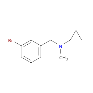 N-[(3-bromophenyl)methyl]-N-methylcyclopropanamine