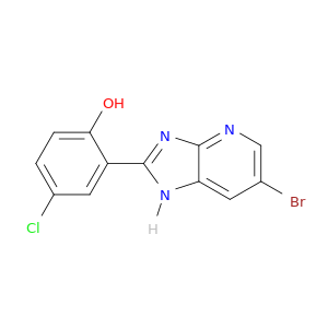 Phenol, 2-(6-bromo-1H-imidazo[4,5-b]pyridin-2-yl)-4-chloro-