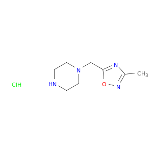 1-[(3-methyl-1,2,4-oxadiazol-5-yl)methyl]piperazine Hydrochloride