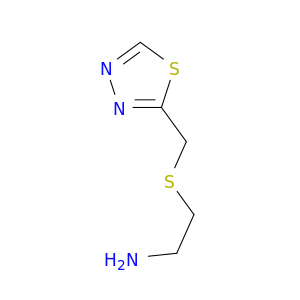 Ethanamine, 2-[(1,3,4-thiadiazol-2-ylmethyl)thio]-