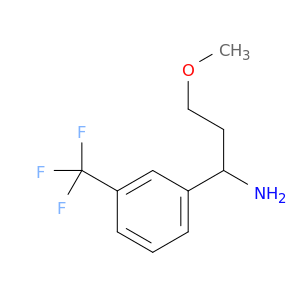 3-Methoxy-1-[3-(trifluoromethyl)phenyl]propan-1-amine