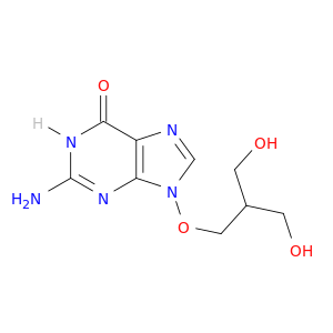 6H-Purin-6-one,2-amino-1,9-dihydro-9-[3-hydroxy-2-(hydroxymethyl)propoxy]-
