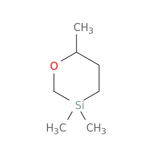 1-Oxa-3-silacyclohexane, 3,3,6-trimethyl-