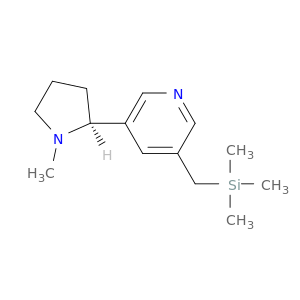 Pyridine, 3-[(2S)-1-methyl-2-pyrrolidinyl]-5-[(trimethylsilyl)methyl]-