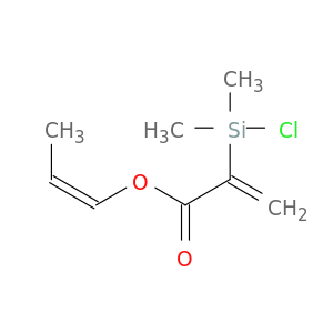 [(Z)-prop-1-enyl] 2-(chloro-dimethyl-silyl)prop-2-enoate