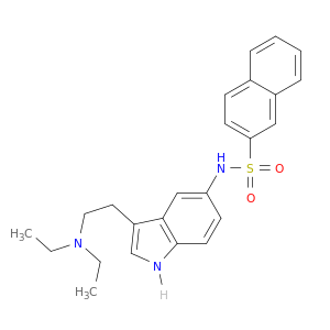 2-Naphthalenesulfonamide, N-[3-[2-(diethylamino)ethyl]-1H-indol-5-yl]-