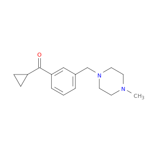 CYCLOPROPYL 3-(4-METHYLPIPERAZIN-1-YLMETHYL)PHENYL KETONE