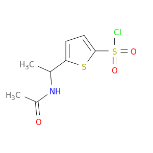 5-(1-Acetamidoethyl)thiophene-2-sulfonyl Chloride