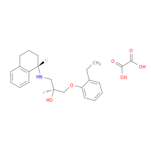 (S)-1-(2-乙基苯氧基)-3-(((S)-1,2,3,4-四氢萘-1-基)氨基)丙-2-醇草酸盐