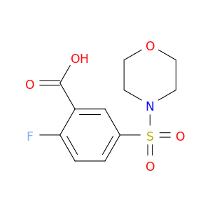 2-Fluoro-5-(morpholine-4-sulfonyl)-benzoic acid