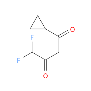 1-Cyclopropyl-4,4-difluorobutane-1,3-dione
