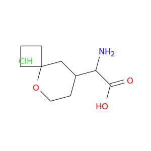 2-Amino-2-{5-oxaspiro[3.5]nonan-8-yl}acetic Acid Hydrochloride