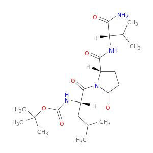 L-Valinamide, N-[(1,1-dimethylethoxy)carbonyl]-L-leucyl-5-oxo-L-prolyl-