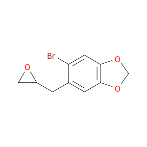 1,3-Benzodioxole, 5-bromo-6-(oxiranylmethyl)-