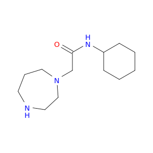 1H-1,4-Diazepine-1-acetamide, N-cyclohexylhexahydro-