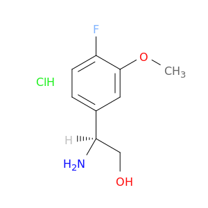 (S)-2-AMINO-2-(4-FLUORO-3-METHOXYPHENYL)ETHAN-1-OL HCL