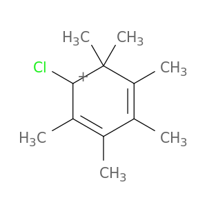 Cyclohexadienylium, 1-chloro-2,3,4,5,6,6-hexamethyl-