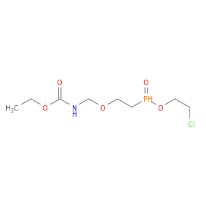 Carbamic acid, [(chloroethoxyphosphinyl)ethoxymethyl]-, ethyl ester