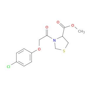 4-Thiazolidinecarboxylic acid, 3-[(4-chlorophenoxy)acetyl]-, methyl ester