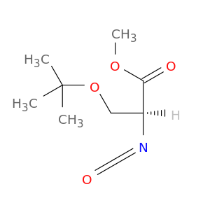丙酸,3-(1,1-二甲基乙氧基)-2-异氰酸根合酯,甲酯,(2S)-