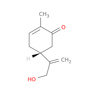 2-Cyclohexen-1-one, 5-[1-(hydroxymethyl)ethenyl]-2-methyl-, (R)-