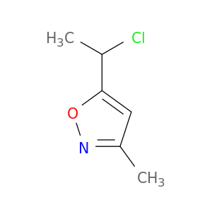 Isoxazole, 5-(1-chloroethyl)-3-methyl-