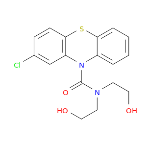 N,N-BIS(2-HYDROXYETHYL)-2-CHLORO-10H-PHENOTHIAZINE-10-CARBOXAMIDE