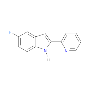 1H-Indole, 5-fluoro-2-(2-pyridinyl)-