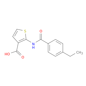 2-(4-Ethylbenzamido)thiophene-3-carboxylic Acid