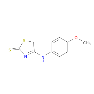 2(5H)-Thiazolethione, 4-[(4-methoxyphenyl)amino]-