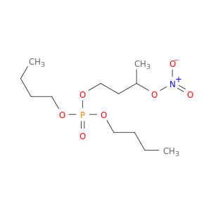 Phosphoric acid, dibutyl 3-(nitrooxy)butyl ester