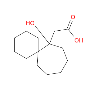 Spiro[5.6]dodecane-7-acetic acid, 7-hydroxy-