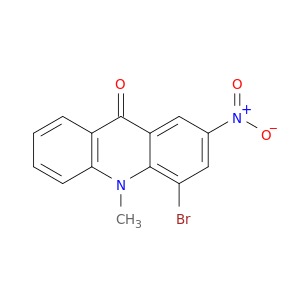 9(10H)-Acridinone, 4-bromo-10-methyl-2-nitro-