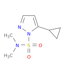1H-Pyrazole-1-sulfonamide, 5-cyclopropyl-N,N-dimethyl-