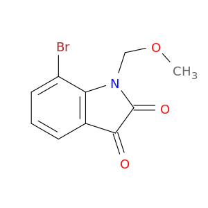 1H-Indole-2,3-dione, 7-bromo-1-(methoxymethyl)-