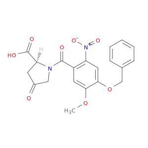 L-Proline, 1-[5-methoxy-2-nitro-4-(phenylmethoxy)benzoyl]-4-oxo-
