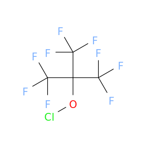 Hypochlorous acid, 2,2,2-trifluoro-1,1-bis(trifluoromethyl)ethyl ester