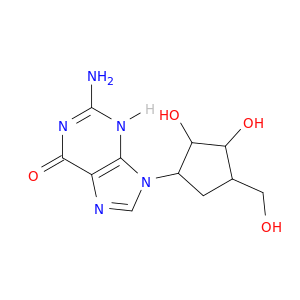 2-amino-9-[2,3-dihydroxy-4-(hydroxymethyl)cyclopentyl]-3H-purin-6-one