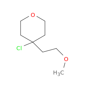 2H-Pyran, 4-chlorotetrahydro-4-(2-methoxyethyl)-