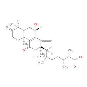 Ergosta-8,14,24(28)-trien-26-oicacid, 7-hydroxy-4-methyl-3,11-dioxo-, (4a,7b)- (9CI)