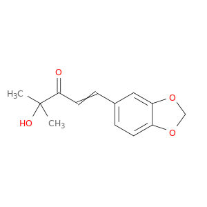 1-Penten-3-one, 1-(1,3-benzodioxol-5-yl)-4-hydroxy-4-methyl-