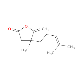 2(3H)-Furanone, dihydro-4-methyl-5-methylene-4-(4-methyl-3-pentenyl)-