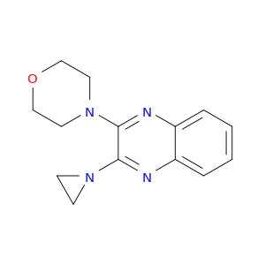 2-(aziridin-1-yl)-3-(morpholin-4-yl)quinoxaline