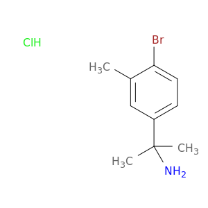 2-(4-Bromo-3-methylphenyl)propan-2-amine hydrochloride