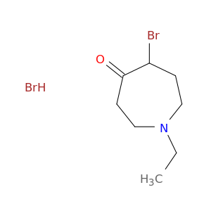 4H-Azepin-4-one, 5-bromo-1-ethylhexahydro-, hydrobromide