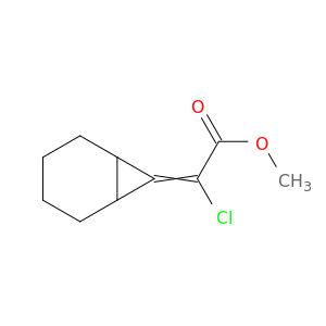 Acetic acid, bicyclo[4.1.0]hept-7-ylidenechloro-, methyl ester