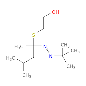 Ethanol, 2-[[1-[(1,1-dimethylethyl)azo]-1,3-dimethylbutyl]thio]-