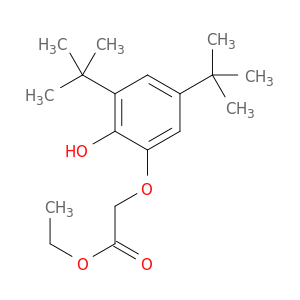 Acetic acid, [3,5-bis(1,1-dimethylethyl)-2-hydroxyphenoxy]-, ethyl ester