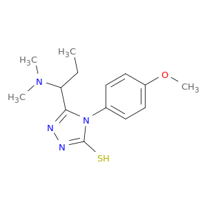5-[1-(Dimethylamino)propyl]-4-(4-methoxyphenyl)-4H-1,2,4-triazole-3-thiol