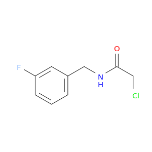 2-chloro-N-[(3-fluorophenyl)methyl]acetamide